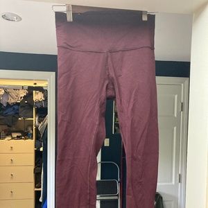 Lulu Lemon Maroon Leggings